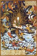 unknow artist Mystical ascension of the Prophet Muhammad China oil painting reproduction